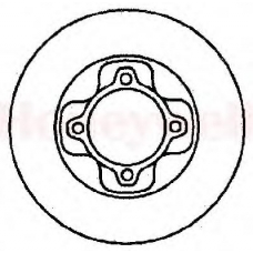 561156B BENDIX Тормозной диск