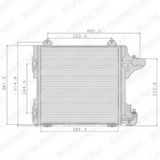 TSP0225089 DELPHI Конденсатор, кондиционер