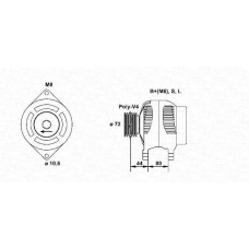 943346048010 MAGNETI MARELLI Генератор