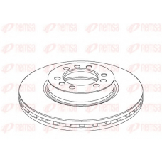 NCA1180.20 KAWE Тормозной диск