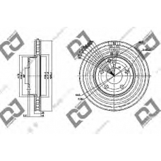 BD1143 DJ PARTS Тормозной диск