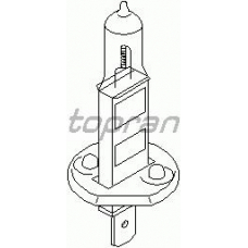 109 100 TOPRAN Лампа накаливания, фара дальнего света