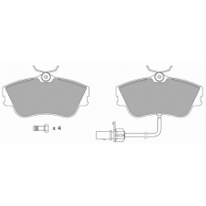 FBP-0938-01 FREMAX Комплект тормозных колодок, дисковый тормоз