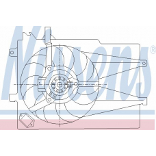 85435 NISSENS Вентилятор, охлаждение двигателя