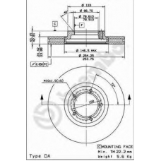 BS 8270 BRECO Тормозной диск