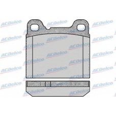 AC473881D AC Delco Комплект тормозных колодок, дисковый тормоз