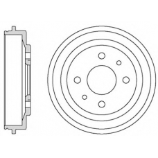 VBD602 MOTAQUIP Тормозной барабан