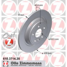 610.3714.20 ZIMMERMANN Тормозной диск