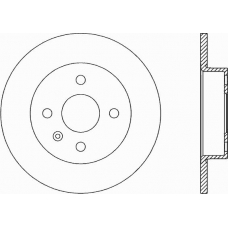 BDR1896.10 OPEN PARTS Тормозной диск