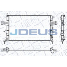 RA0200750 JDEUS Радиатор, охлаждение двигателя