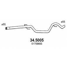 34.5005 ASSO Труба выхлопного газа