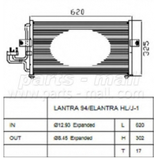 PXNCA-035 Parts mall Конденсатор, кондиционер