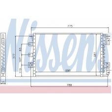 94680 NISSENS Конденсатор, кондиционер
