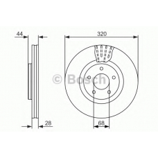 0 986 479 679 BOSCH Тормозной диск