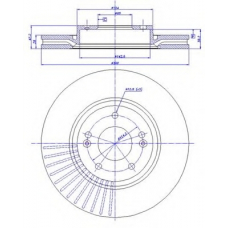 142.1383 CAR Тормозной диск