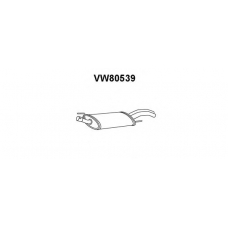 VW80539 VENEPORTE Глушитель выхлопных газов конечный