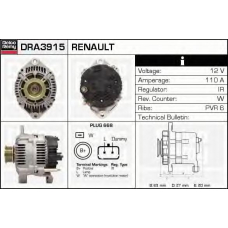 DRA3915 DELCO REMY Генератор