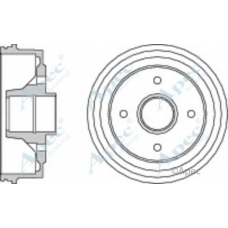 DRM9168 APEC Тормозной барабан