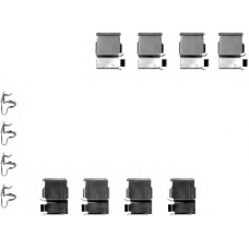 8DZ 355 202-371 HELLA PAGID Комплектующие, колодки дискового тормоза