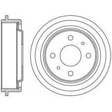VBD604 MOTAQUIP Тормозной барабан