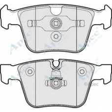 PAD1842 APEC Комплект тормозных колодок, дисковый тормоз