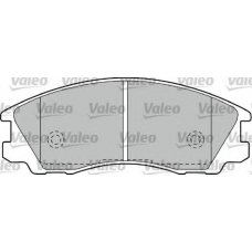 598506 VALEO Комплект тормозных колодок, дисковый тормоз