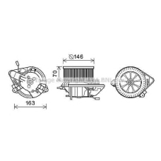 CN8295 AVA Электродвигатель, вентиляция салона