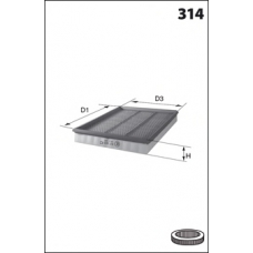 ELP3820 MECAFILTER Воздушный фильтр