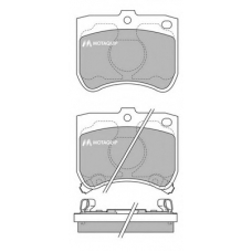 LVXL522 MOTAQUIP Комплект тормозных колодок, дисковый тормоз