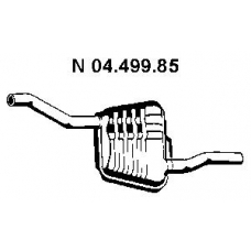 04.499.85 EBERSPACHER Глушитель выхлопных газов конечный