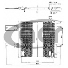 300396 ACR Конденсатор, кондиционер