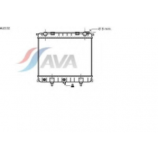 AU2132 AVA Радиатор, охлаждение двигателя