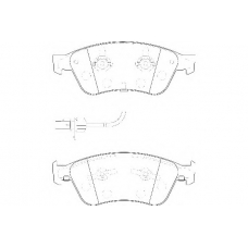 WBP23885A WAGNER LOCKHEED Комплект тормозных колодок, дисковый тормоз