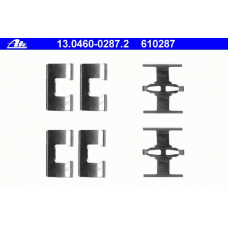 13.0460-0287.2 ATE Комплектующие, колодки дискового тормоза