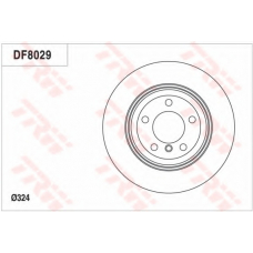 DF8029 TRW Тормозной диск