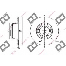 BD1712 DJ PARTS Тормозной диск