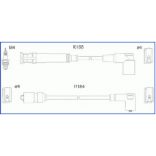 134751 Huco Ккомплект проводов зажигания
