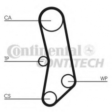 CT503K1 CONTITECH Комплект ремня грм