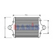 267100T AKS DASIS Интеркулер