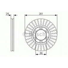 0 986 479 053 BOSCH Тормозной диск