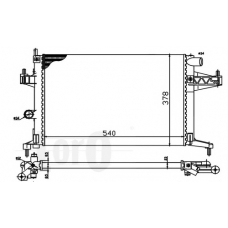 037-017-0024 LORO Радиатор, охлаждение двигателя