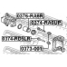 0374-RA6UP FEBEST Направляющий болт, корпус скобы тормоза