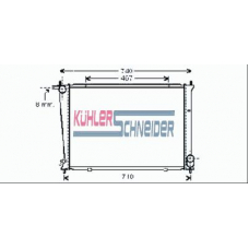 5700311 KUHLER SCHNEIDER Радиатор, охлаждение двигател