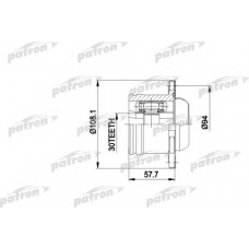 PCV5010 PATRON Шарнирный комплект, приводной вал