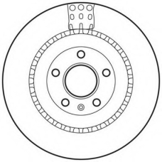 562735JC JURID Тормозной диск