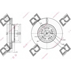 BD1439 DJ PARTS Тормозной диск