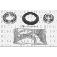 BWK026 BORG & BECK Комплект подшипника ступицы колеса