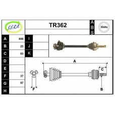 TR362 SERA Приводной вал