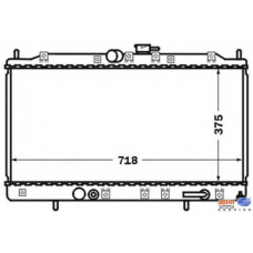 8MK 376 724-681 HELLA Радиатор, охлаждение двигателя