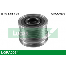 LOPA0034 TRW Механизм свободного хода генератора